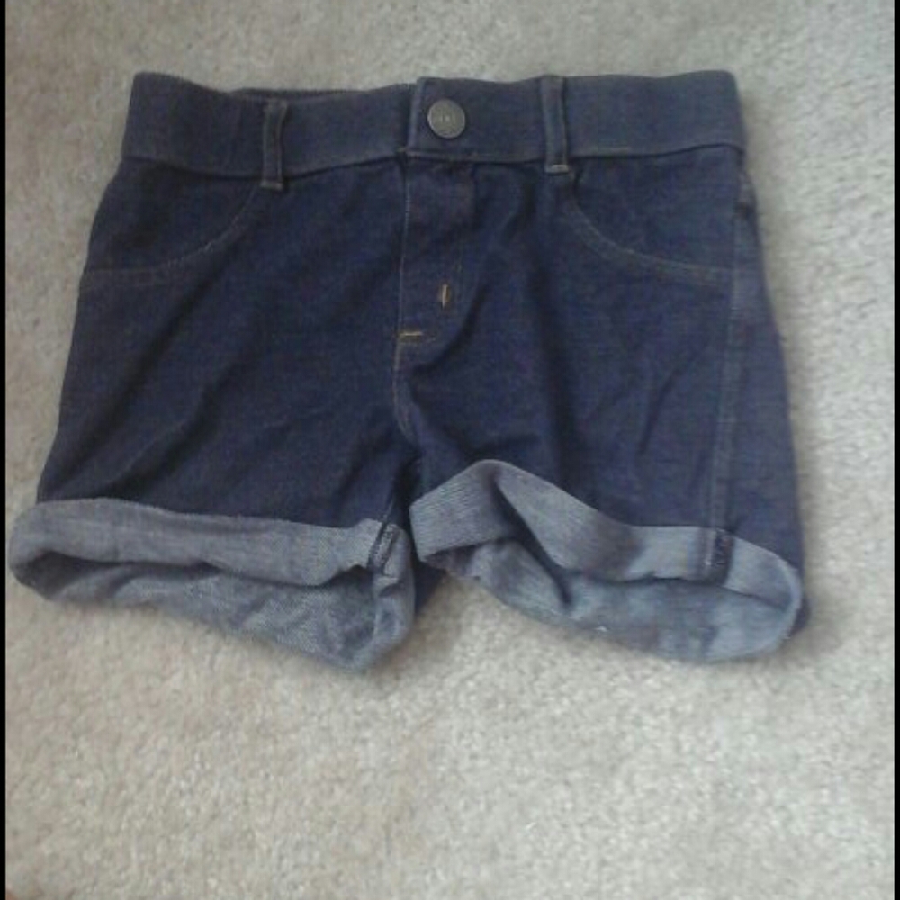 Dark blue jean shorts